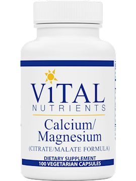 Vital Nutrients Calcium / Magnesium Malate 100 caps