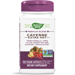 Nature's Way Products Cayenne Extra Hot 100 capsules
