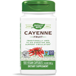 Nature's Way Products Cayenne Pepper 40,000 hu 100 caps
