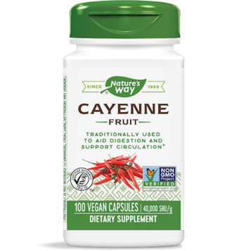 Nature's Way Products Cayenne Pepper 40,000 hu 100 caps