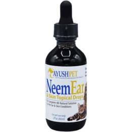 Pet Neem Ear & Skin Topical Drops 2 oz