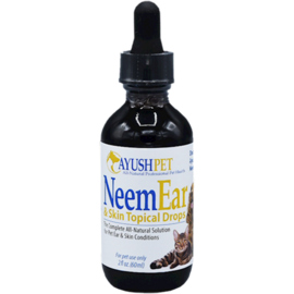 Pet Neem Ear & Skin Topical Drops 2 oz