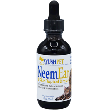 Pet Neem Ear & Skin Topical Drops 2 oz