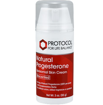 Natural Progesterone Cream 3 oz - Unscented