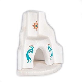 White Southwest Corner Fireplace Incense Burner