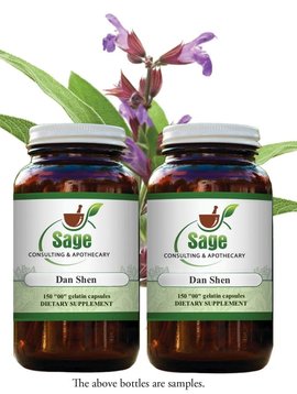 Dan Shen (Salvia M. Chinese Red Sage) root 120 caps