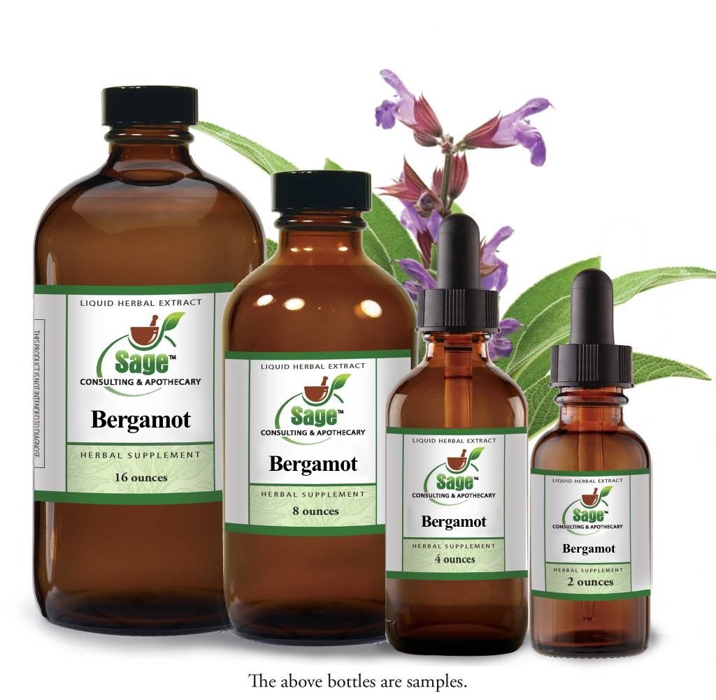 Bergamot flowering herb tincture