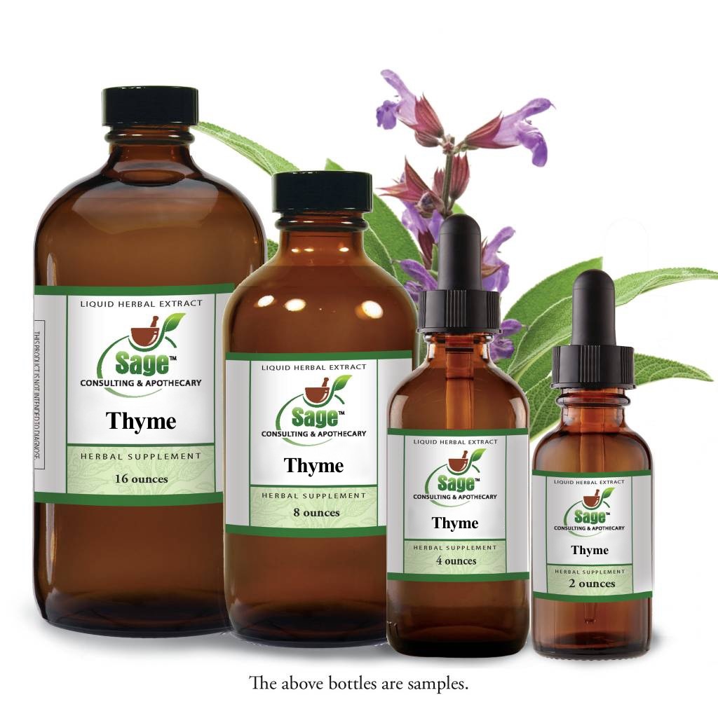 Thyme tincture - Sage Consulting & Apothecary