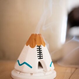 White Teepee Incense Burner