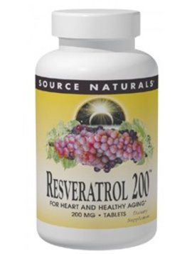 Source Naturals Resveratrol 200mg - 120 tabs