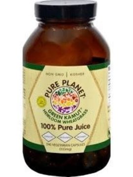 Pure Planet Heirloom Wheatgrass  (Kamut) 240 vegcaps 33 mg
