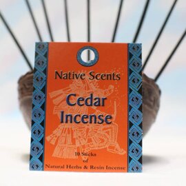 Native Scents Cedar Incense Sticks