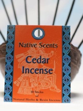 Native Scents Cedar Incense Sticks