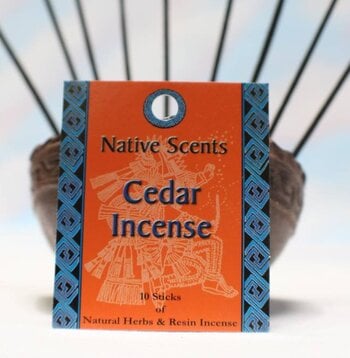 Native Scents Cedar Incense Sticks