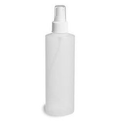 8 oz Plastic Squeeze Bottles W/Spray Lid