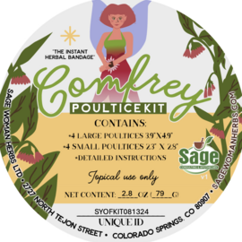 Comfrey Poultice Kit
