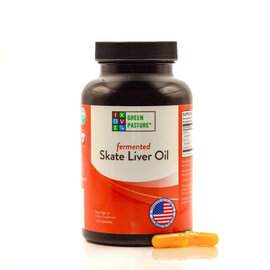 Skate Liver Oil Fermented 120 Capsules and 6 oz Liquid