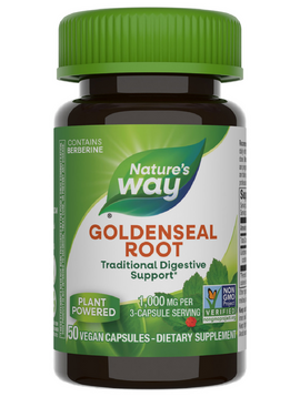 Nature's Way Products Goldenseal Root 1000mg 50 vegcaps