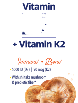 Vitamin D3 K2 - Vegan w Shiitake