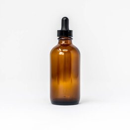 4 oz Amber Glass Bottles W/Dropper