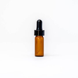 1/4 oz Amber Glass Bottles W/Dropper