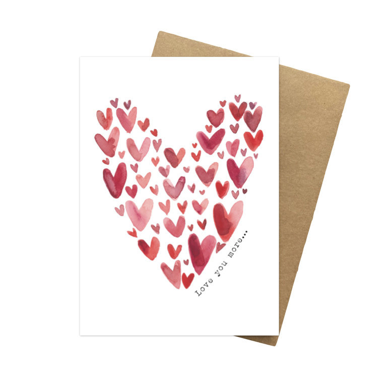 Stephanie Reniere Carte De Souhaits Love You More Habitude