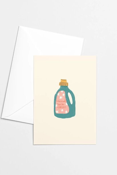 Greeting Card - Adoucissant pour les coeurs