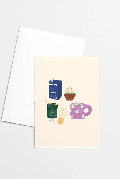 Greeting Card - Matcha