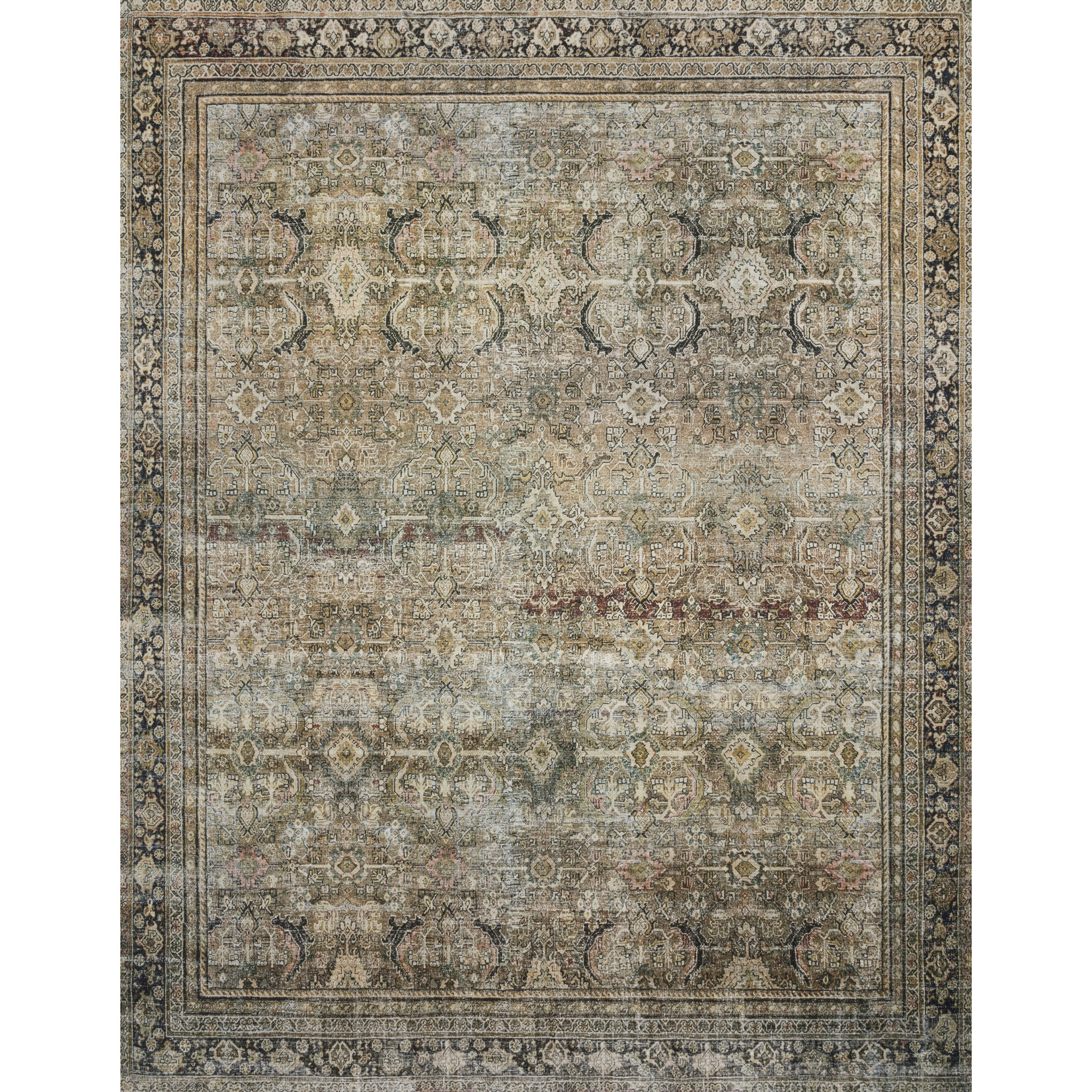 Tapis LAYLA / Olive - charcoal