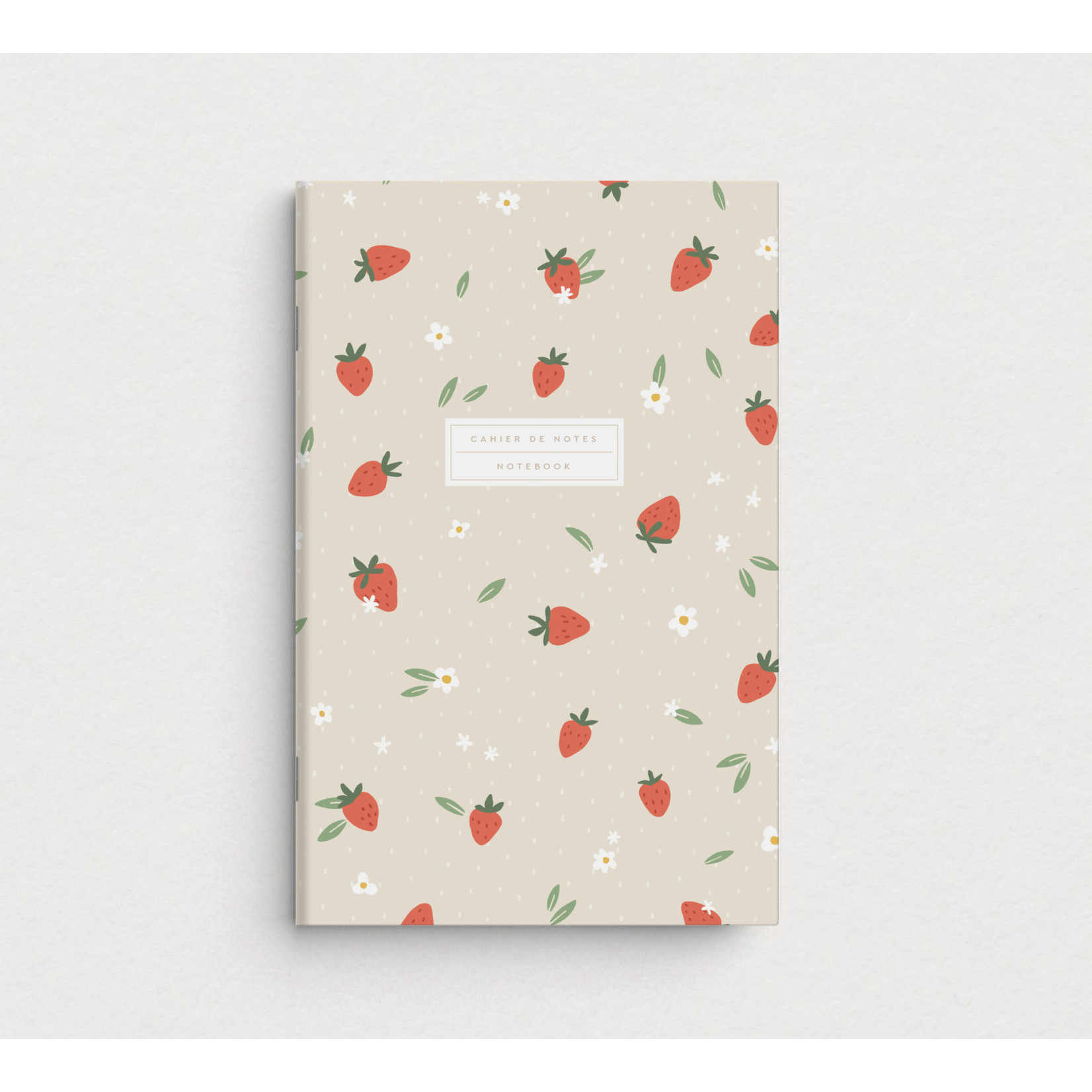 Cahier de notes - Champs des fraises