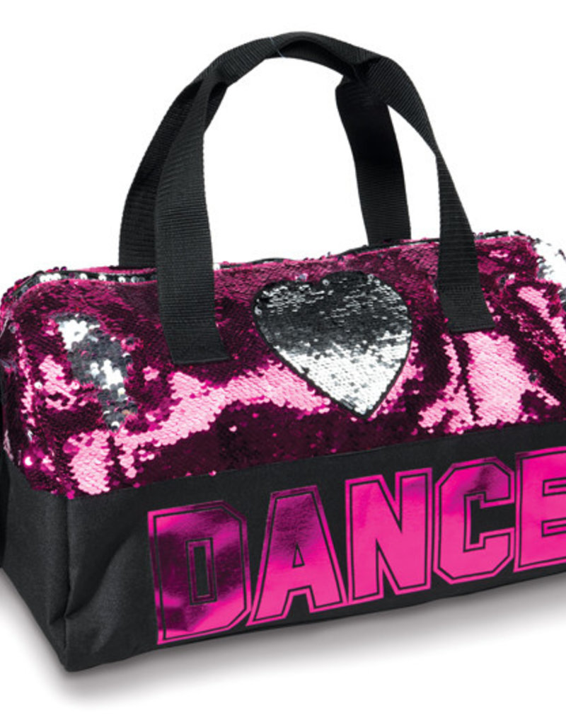 Danshuz Sequin Dance Heart Duffel B842