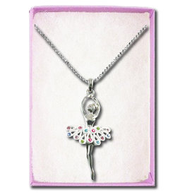 Rainbow Crystal Ballerina Necklace 79510