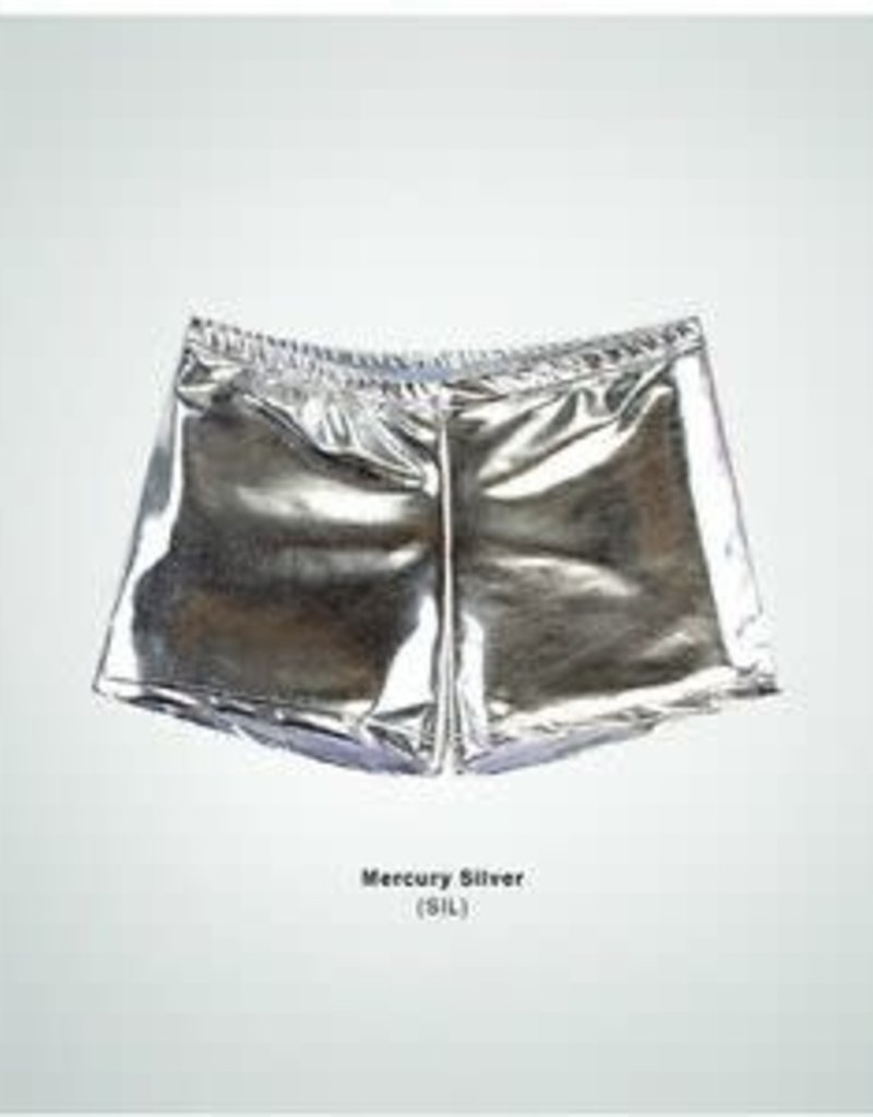 Body Wrappers Metallic Booty Short Child 700