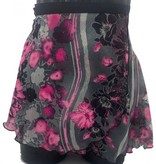 Dasha Print Wrap Skirt 12" 4491