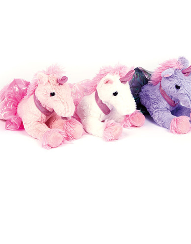 Dasha White  Unicorn Plush 6261