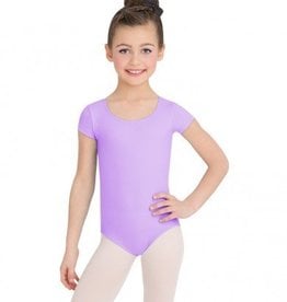 Capezio CC400C - Short Sleeve Leotard Cotton Child – The Dance Shop