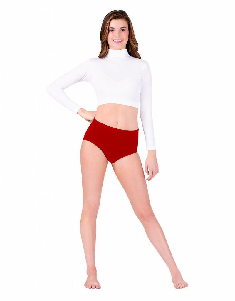 Capezio 111 Women's Size Extra Large XL Red Athletic Briefs Dance