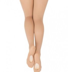 Body Wrappers Plus Size Basic Woman's Footed Tights (A30X) - Stage