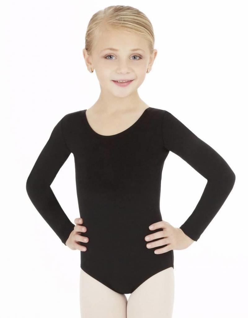 Capezio Girls Long Sleeve Cotton Leotard CC450C