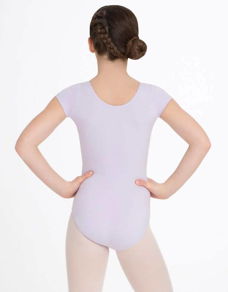 Capezio Girls Short Sleeve Cotton Leotard CC400C