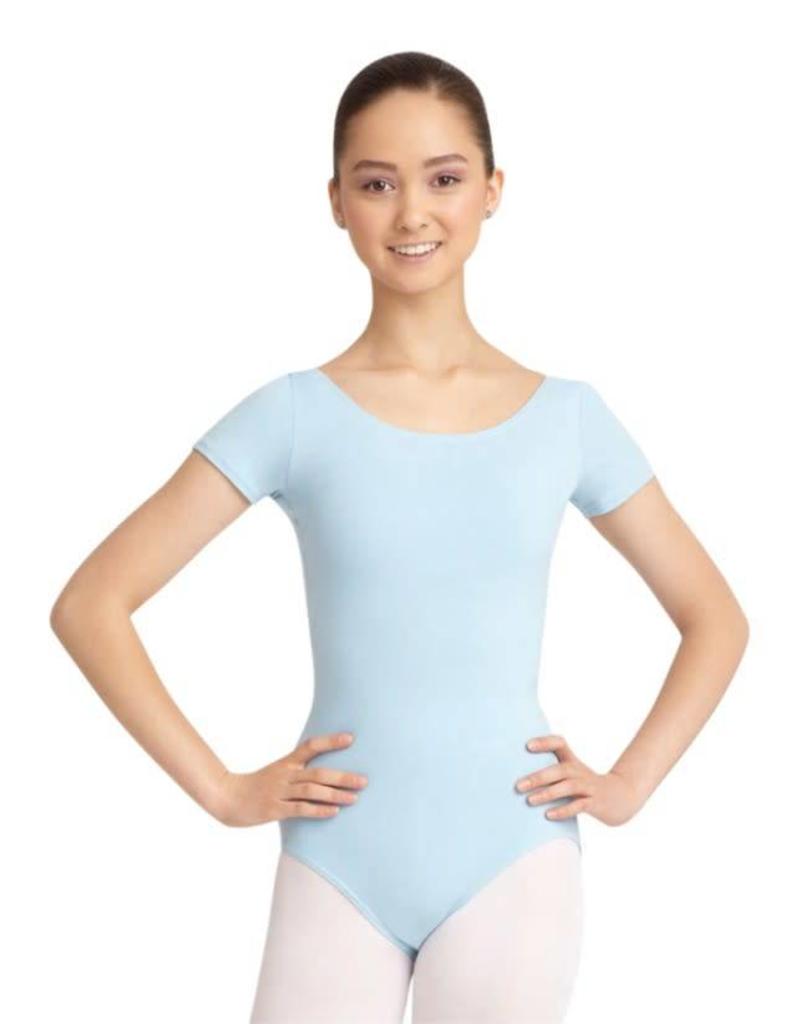 Capezio Girls Short Sleeve Cotton Leotard CC400C