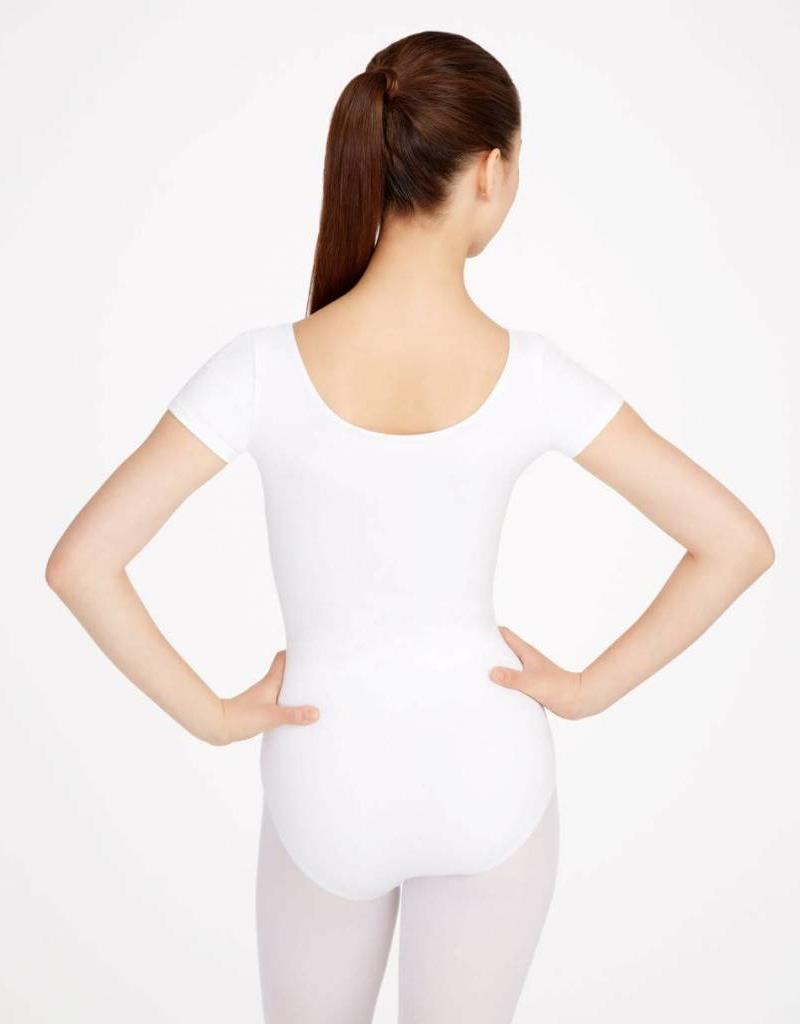 Capezio CC400C - Short Sleeve Leotard Cotton Child – The Dance Shop