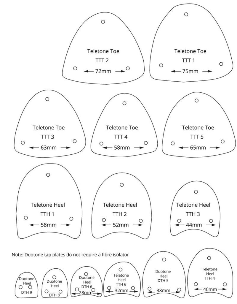 Capezio Tap replacements