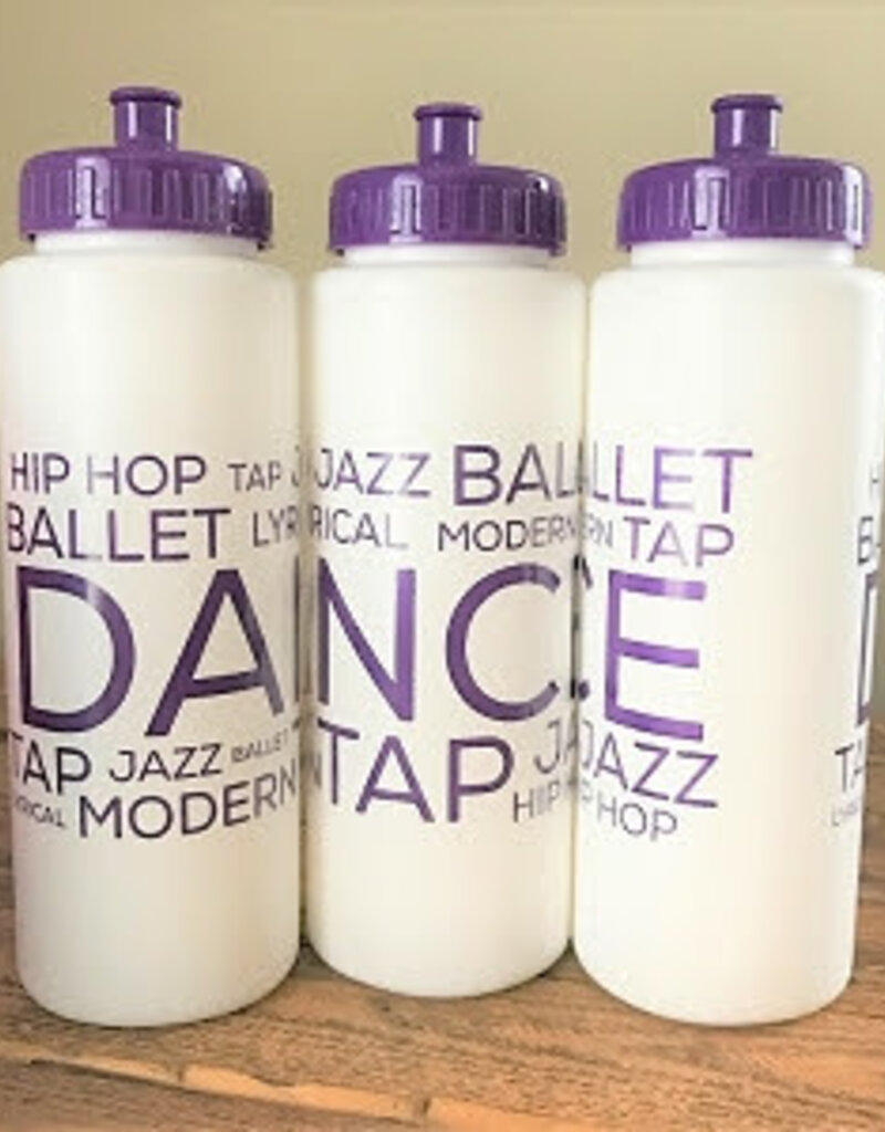 g322 Purple & White Dance Print 32oz. Bottle