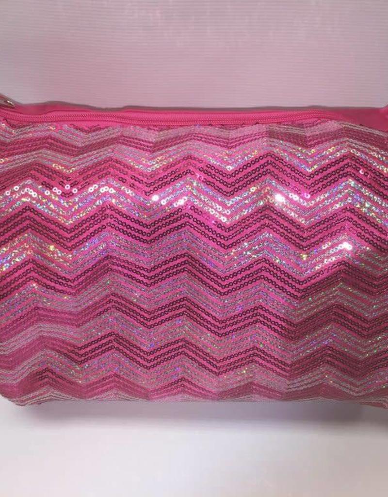 Dasha Chevron Sequin Duffel 4970