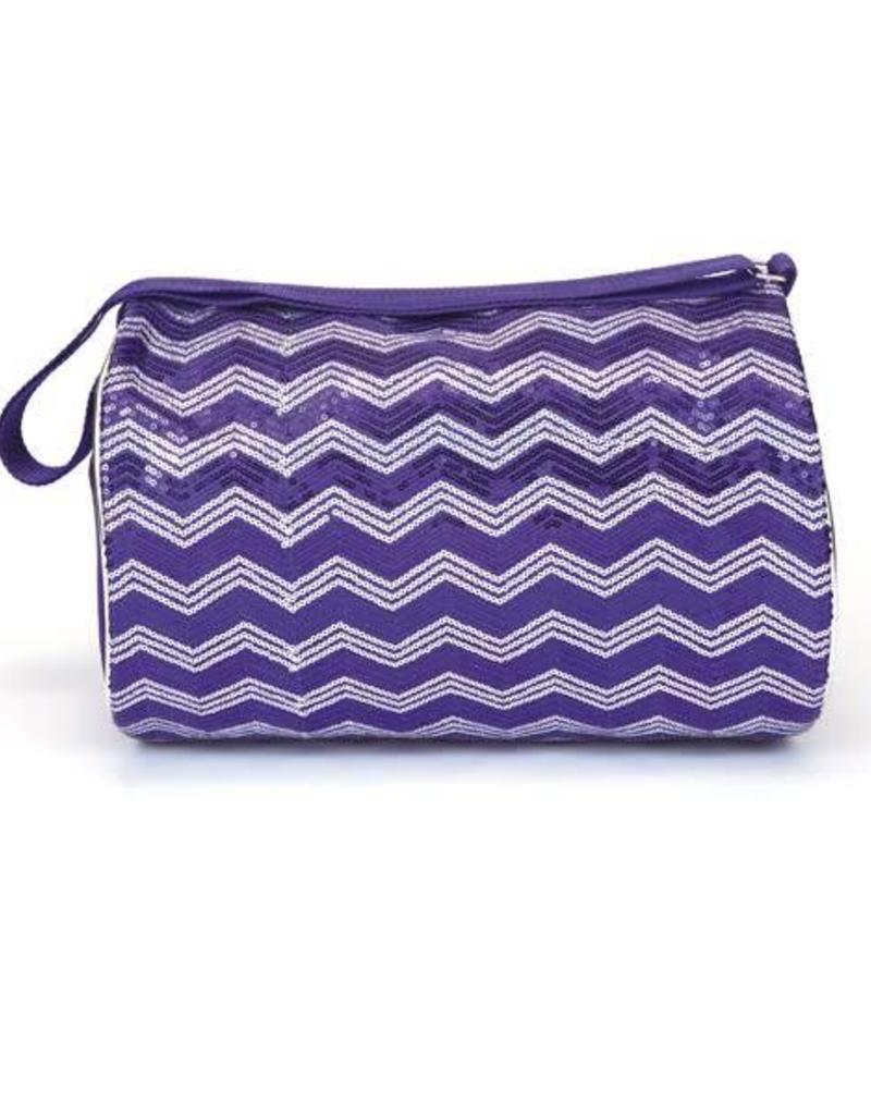 Dasha Chevron Sequin Duffel 4970