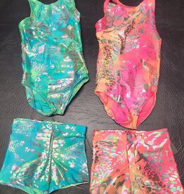 Eurotard G01GT2 Neon Safari Tank Racerback Leo