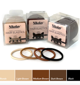 Nikolay HAIR ELASTICS, pack of 15 HA1001N