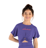 Bloch M753C  Dance Print Crop Tee