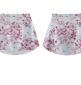 Danse De Paris PATTERNED SKIRT CLARET ROSE